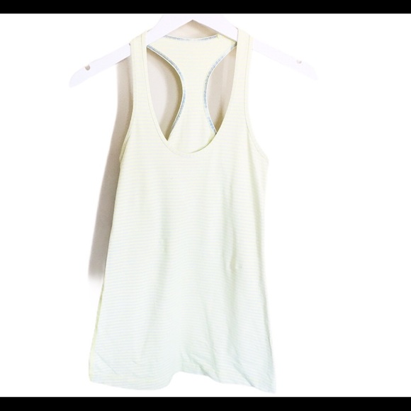LULULEMON Cool RacerBack Tank Lemon/Lilac Size Small - Picture 4 of 11